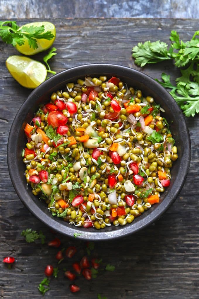 Sprouted Moong Salad